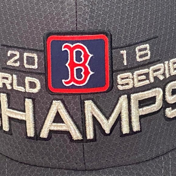 Boston Red Sox 2018 World Series Champs Mesh Ball Cap - Picture 4 of 13